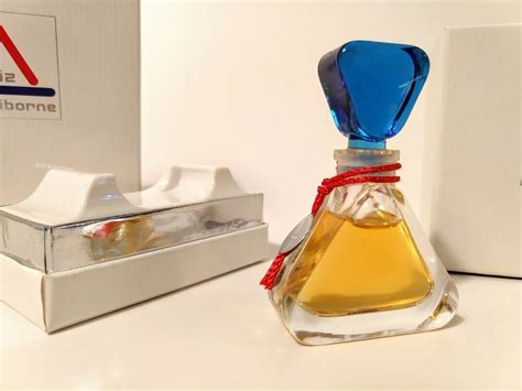 liz claiborne perfume triangle bottle.